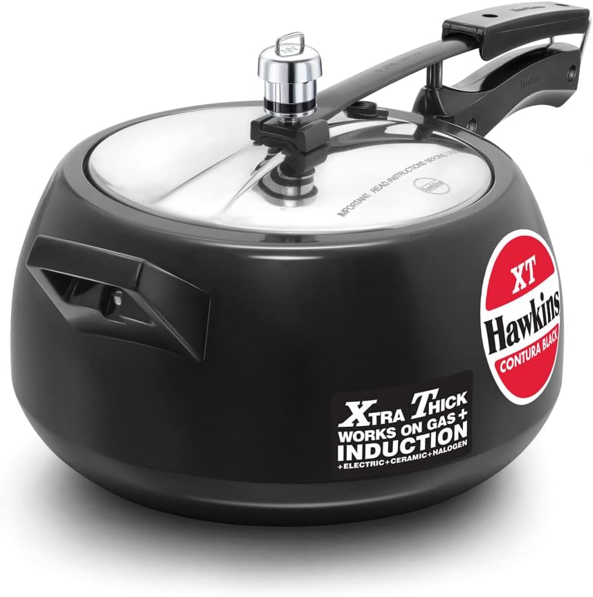 Hawkins CXT50 Contura Hard Anodized Induction Compatible Extra Thick Base Pressure Cooker