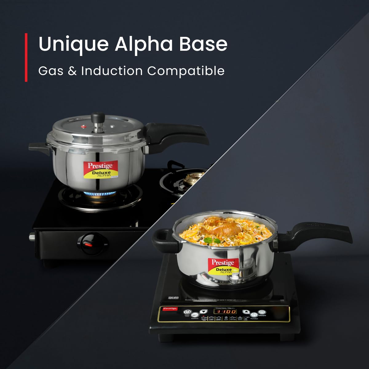 Prestige Svachh Deluxe Alpha Pressure Cookers (Outer Lid)