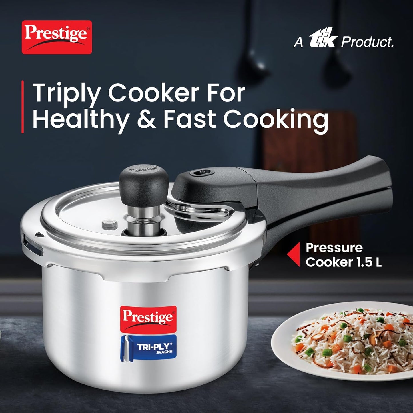 Prestige Tri-ply Svachh Pressure Cooker