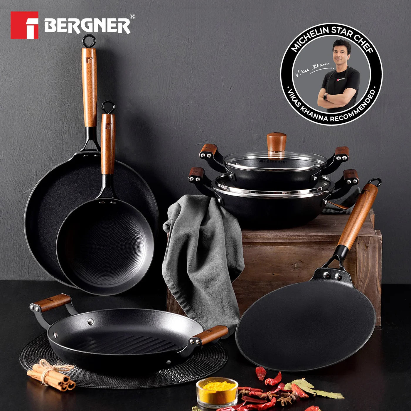 Bergner Odin Cast Iron Frypan
