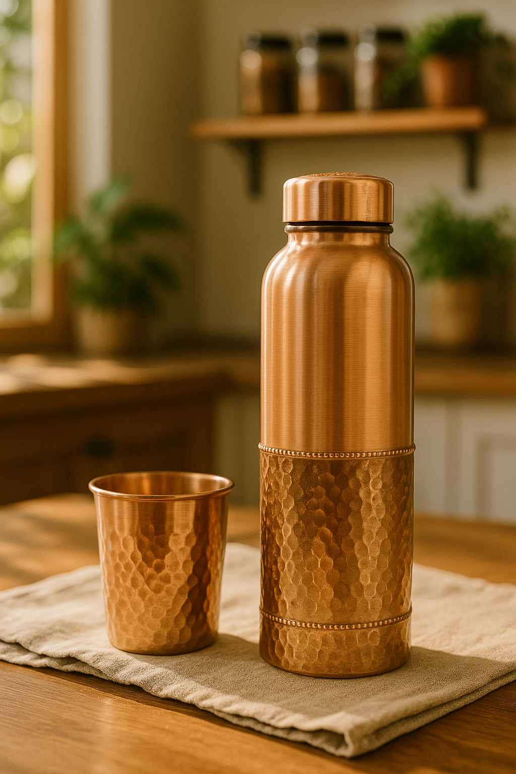 Cu Artisan Copper Bottle